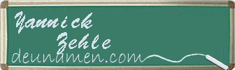 Yannick Zehle Visitenkarte